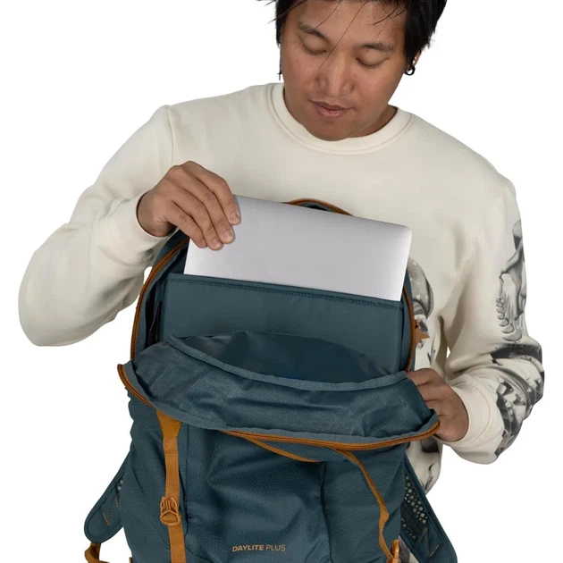 Рюкзак Osprey Daylite Plus torrent blue темно-бірюзовий - изображение 5