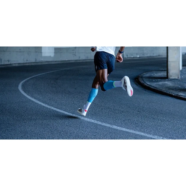 Гольфи Compressport Full Socks Oxygen norse blue/neon green S (100089911) - зображення 5