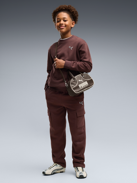 Подростковый спортивный костюм (свитшот + штаны) для мальчика Puma Essentials Elevated 69521833 158-164 см Chocolate Fondue (4070033473351) - Фото 1 Подростковый спортивный костюм (свитшот + штаны) для мальчика Puma Essentials Elevated 69521833 158-164 см Chocolate Fondue (4070033473351) - изображение 1