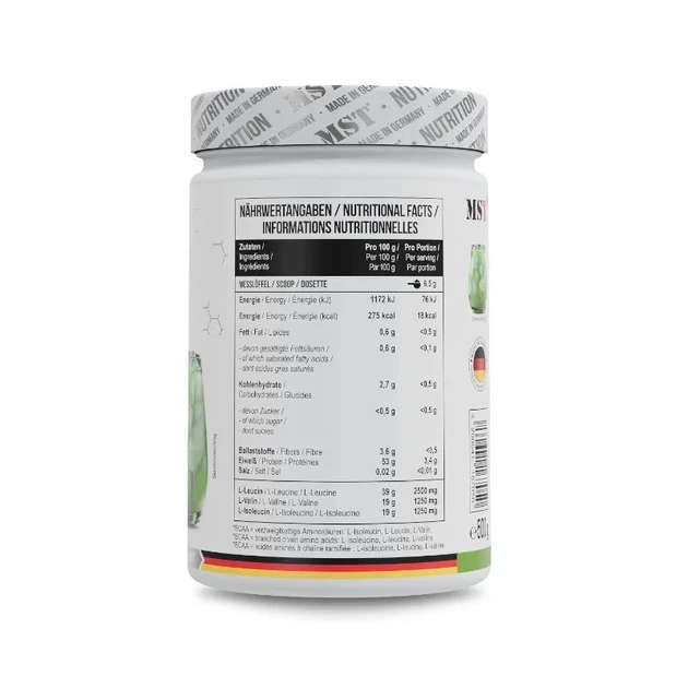 BCAA Zero MST, зелене яблуко, 500 г - зображення 2