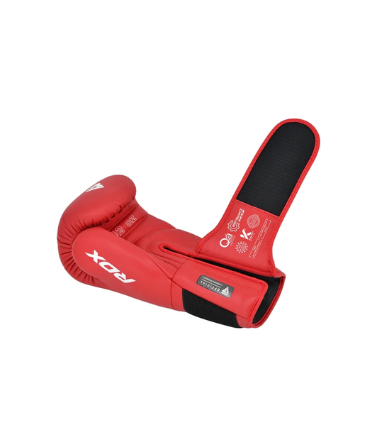 Боксерські рукавиці RDX BOXING GLOVES AS2 12 унцій, червоно-білий - зображення 2