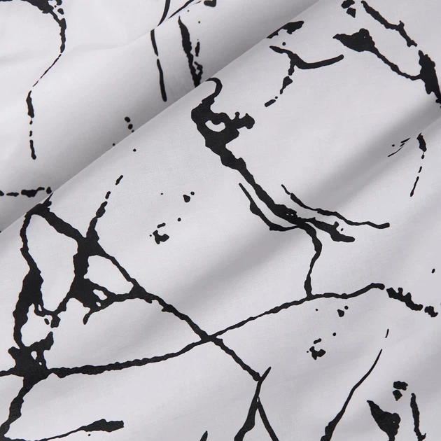 Комплект постельного белья Moon&Star Бязь Gold Люкс White Marble двуспальный 175х210 наволочки 2х50х70 (MS-820015651) - изображение 7