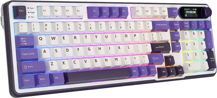 Клавіатура дротова RK ROYAL KLUDGE RK-S98 Blackberry Mousse Gaming Beige Switch (RK-S98-BBERRYMS-BEGSW-US) - зображення 3