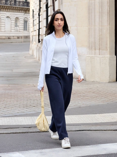 Ветровка с капюшоном женская Uniqlo 691040343 L Белая (1159865417) - Фото 8 Ветровка с капюшоном женская Uniqlo 691040343 L Белая (1159865417) - изображение 8