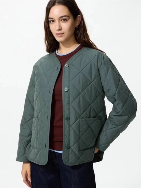 Куртка демисезонная женская Uniqlo 944692691 M Зеленая (1159865522) - изображение 3