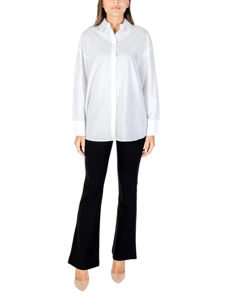 Рубашка хлопковая женская Armani Exchange 738249172 S Белая (1159858980) - Фото 4 Рубашка хлопковая женская Armani Exchange 738249172 S Белая (1159858980) - изображение 4
