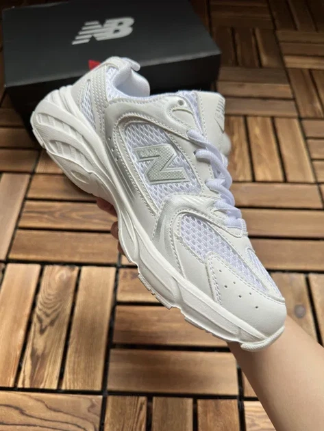 Кросівки жіночі NB530 white silver 39 (24,5) - зображення 3