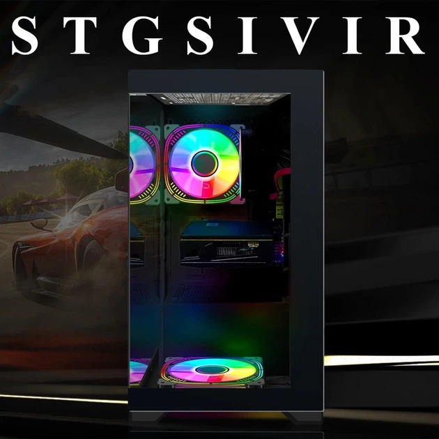 Игровой ПК STGsivir Intel Core i7-4770 / RAM 16GB / SSD 512GB /AMD Radeon RX 580 / HDMI / LAN / Wi-Fi 6 / Bluetooth 5.0 / Windows 11 / Черный (102143794) b1 - Уценка - изображение 3