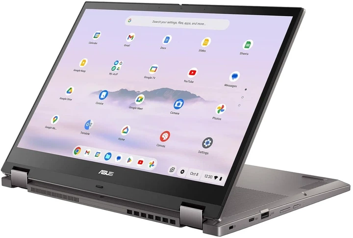 Сенсорний ноутбук 14" Asus Chromebook (CM3401FFA-LZ0336) AMD Ryzen 5 7520C RAM 8GB SSD 256GB 10год батарея Chrome OS (UKR) (102142671) - Уцінка - зображення 3