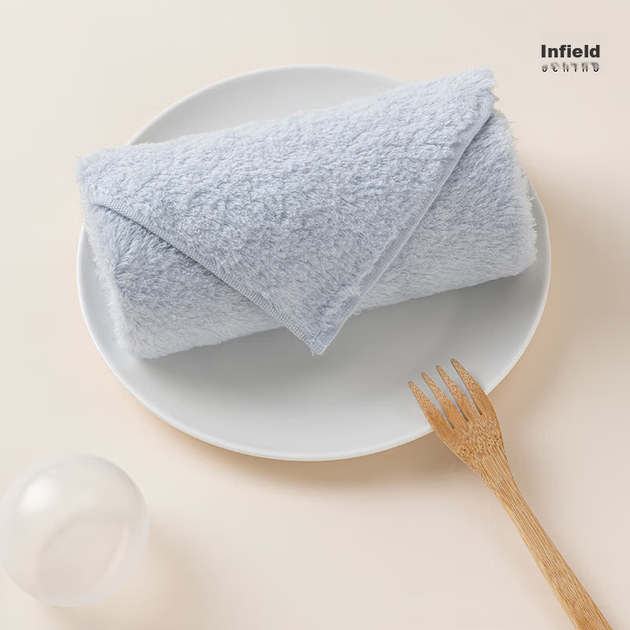 Полотенце UCHINO Cloud Mousse небеленое хлопковое, для лица, набор 2 шт, M8 - изображение 11