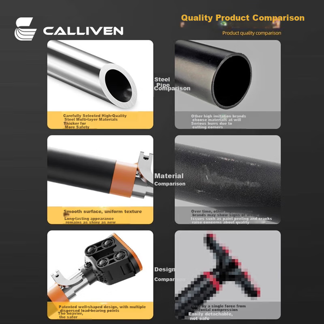 Турник CALLIVEN для дома на дверь без сверления, 96-130см - изображение 4