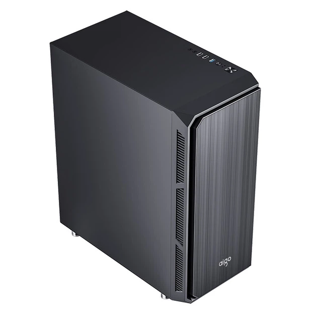 Корпус Aigo Black Mamba F2 E-ATX с тремя вентиляторами и шумоизоляцией, черный - изображение 5