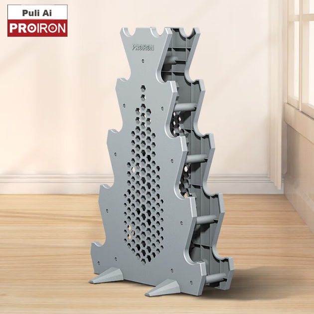 Стойка для гантелей PROIRON Puli'ai, 5-ярусная, для домашнего использования, с порошковым покрытием. - Фото 4 Стойка для гантелей PROIRON Puli'ai, 5-ярусная, для домашнего использования, с порошковым покрытием. - изображение 4