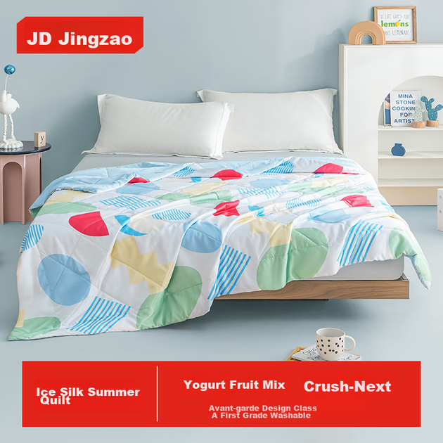 Ковдра JD Summer Crush охолоджувальна клас А, крижаний шовк, 1.5x2м - зображення 4