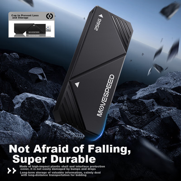 USB-флеш-накопичувач MOVE SPEED 64 ГБ, USB 3.1, автомобільний флеш-накопичувач, бізнес, офіс, колонка, навчання, торги, міцний, швидкість читання 120 МБ/с, серія Black Knight - Фото 9 USB-флеш-накопичувач MOVE SPEED 64 ГБ, USB 3.1, автомобільний флеш-накопичувач, бізнес, офіс, колонка, навчання, торги, міцний, швидкість читання 120 МБ/с, серія Black Knight - изображение 9