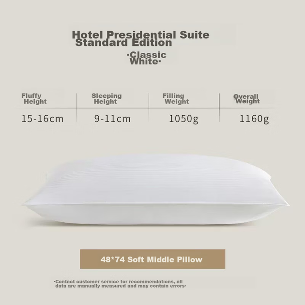 Подушка Canasin Hilton Comfort антибактериальная, для шеи, 48x74 см, белая - Фото 7 Подушка Canasin Hilton Comfort антибактериальная, для шеи, 48x74 см, белая - изображение 7