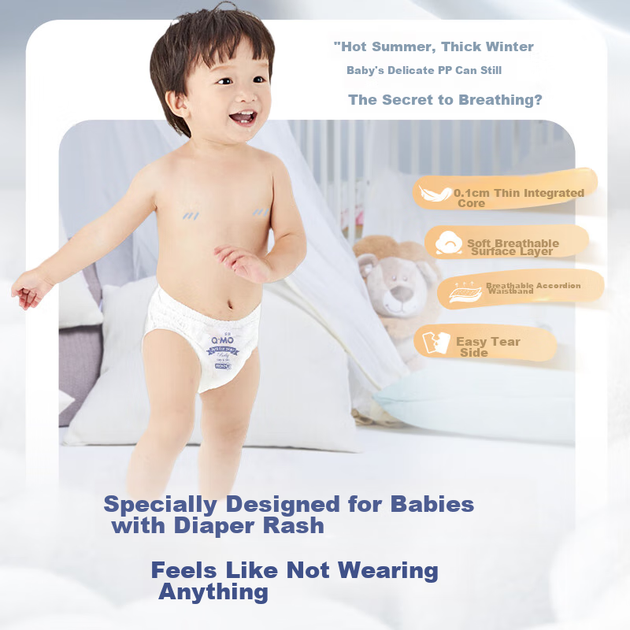 Підгузки-трусики Q-MO Gentle Baby XXL, 52шт, ультратонкі - зображення 5