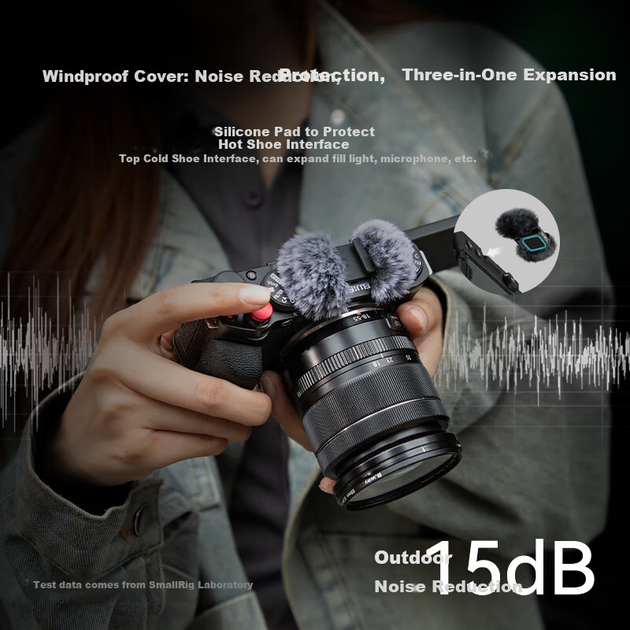 Комплектация SmallRig 4880: L-образная рукоятка для камеры Fuji X-M5, упор для большого пальца XM5, крышка «горячего башмака», кожаный чехол для камеры, подставка, клетка для фотоаппарата Time Machine с полным покрытием, аксессуары для фотосъемки. - Фото 6 Комплектация SmallRig 4880: L-образная рукоятка для камеры Fuji X-M5, упор для большого пальца XM5, крышка «горячего башмака», кожаный чехол для камеры, подставка, клетка для фотоаппарата Time Machine с полным покрытием, аксессуары для фотосъемки. - зображення 6