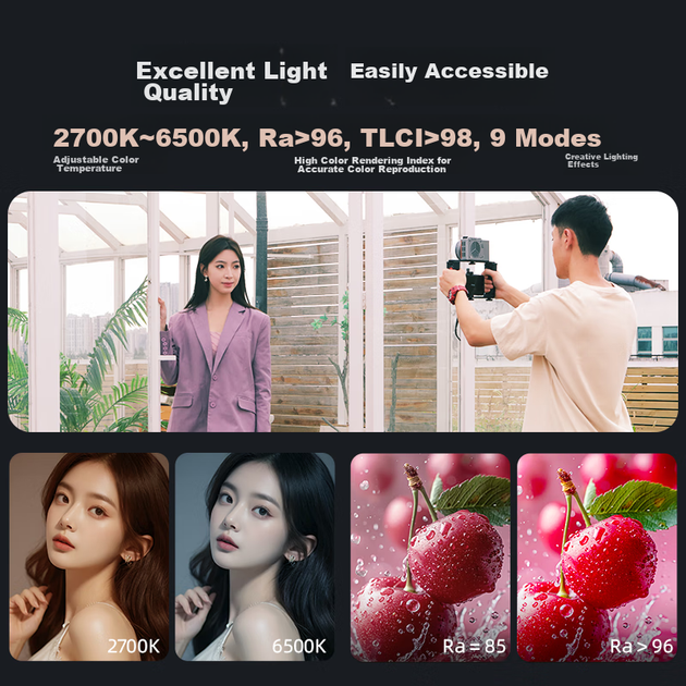 Осветитель JINBEI EF-40BI LED 40Вт двухцветный - изображение 7