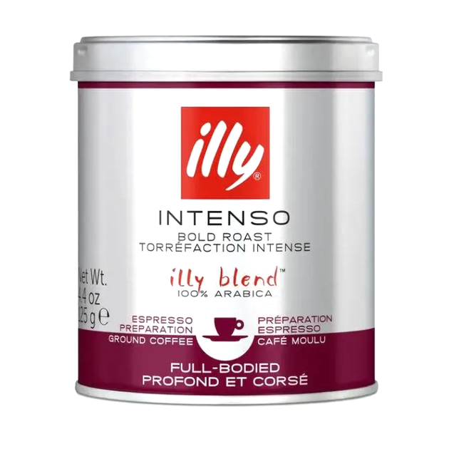 Кофе молотый illy Intenso, 125 г - Фото 1 Кофе молотый illy Intenso, 125 г - изображение 1