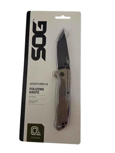 Ніж кишеньковий SOG Adventurer LB Black Blade FDE (13-11-05-43) - зображення 8