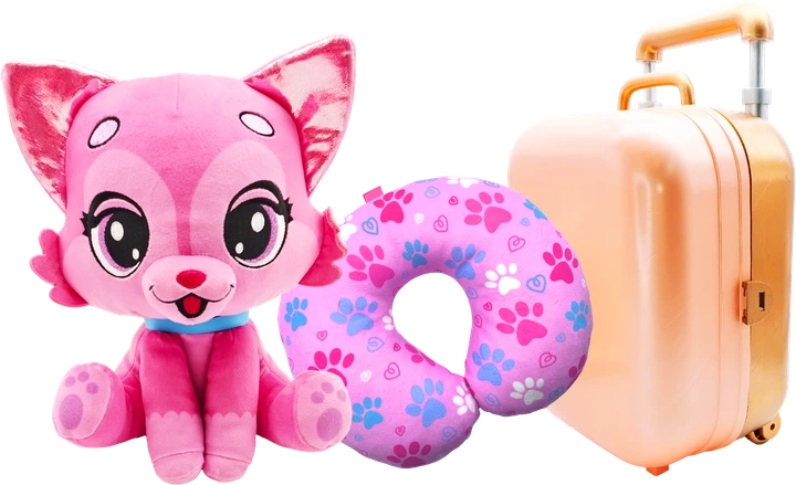 Іграшковий набір з валізкою Rosie Lovable Luggables 2511001 Різнокольоровий shop (815887029491) - изображение 2