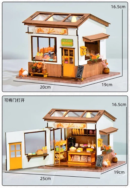 Румбокс Пекарня Roombox Boulangerie DIY CuteBee Інтер'єрний конструктор BM-880 - изображение 8