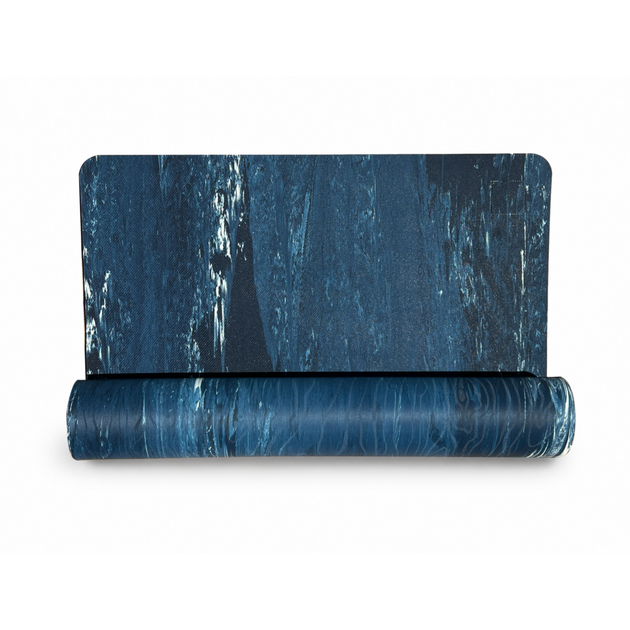 Коврик для йоги Sandar Amber Ebb Midnight Marble 183x68x0.4 см - изображение 2