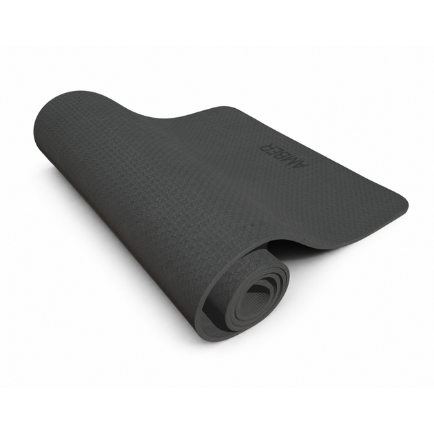 Коврик для йоги Hanuman PRO BLACK Amber 183×66×0.8 см - изображение 4