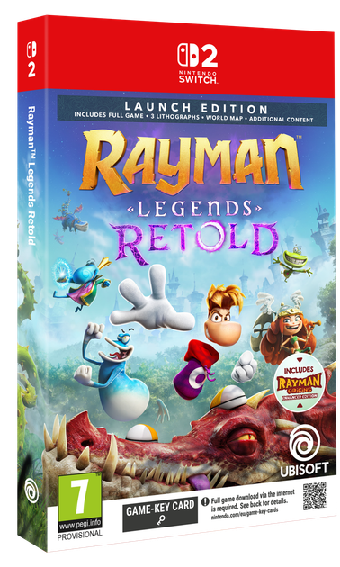 Гра Rayman Legends Retold Launch Edition для Nintendo Switch 2 (Картридж) - зображення 2