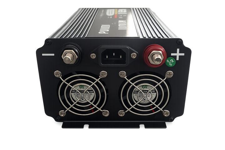 Інвертор з модифікованою синусоїдою 12V → 220V 1000W номінально, з зарядкою та функцією ДБЖ/UPS - Фото 3 Інвертор з модифікованою синусоїдою 12V → 220V 1000W номінально, з зарядкою та функцією ДБЖ/UPS - зображення 3