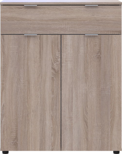 Комод Doros Рон 2 2 фасада 1 ящик 80х38х100 см Дуб сонома (41516295) - изображение 3