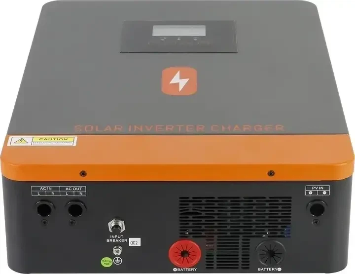 Гібридний сонячний інвертор POWMR POW-HVM4.2K-24V-D 4.2 кВт, MPPT, UPS, чиста синусоїда, 12/24V, 220V - Фото 4 Гібридний сонячний інвертор POWMR POW-HVM4.2K-24V-D 4.2 кВт, MPPT, UPS, чиста синусоїда, 12/24V, 220V - зображення 4