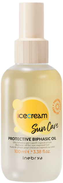 Двухфазное масло для волос Inebrya Ice Cream Sun Care Protective Biphasic Oil 100 мл (8008277002682) - Фото 1 Двухфазное масло для волос Inebrya Ice Cream Sun Care Protective Biphasic Oil 100 мл (8008277002682) - изображение 1