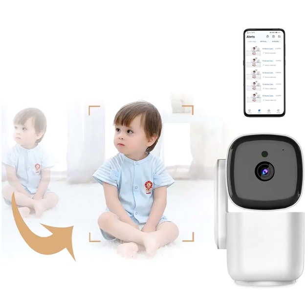 Поворотная Wi-Fi камера 1080p HD для дома и улицы с ночным видением и автоматическим слежением Белый WYZE LS-1732 - Фото 5 Поворотная Wi-Fi камера 1080p HD для дома и улицы с ночным видением и автоматическим слежением Белый WYZE LS-1732 - изображение 5
