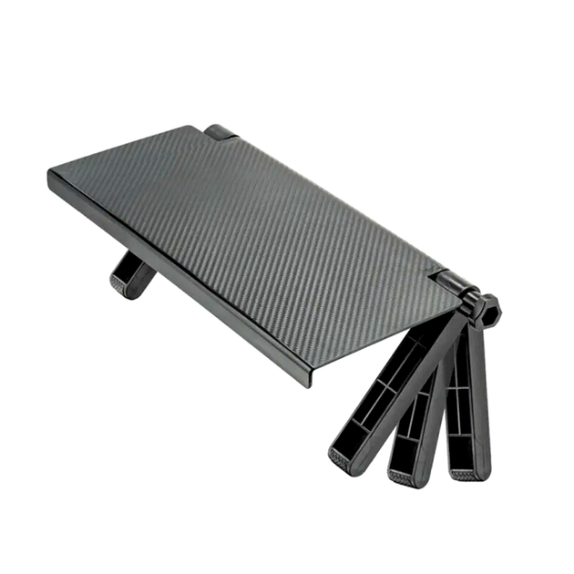 Полиця на телевізор кріплення для звукових панелей і приставок 33x16 см чорний LS-291 - зображення 3