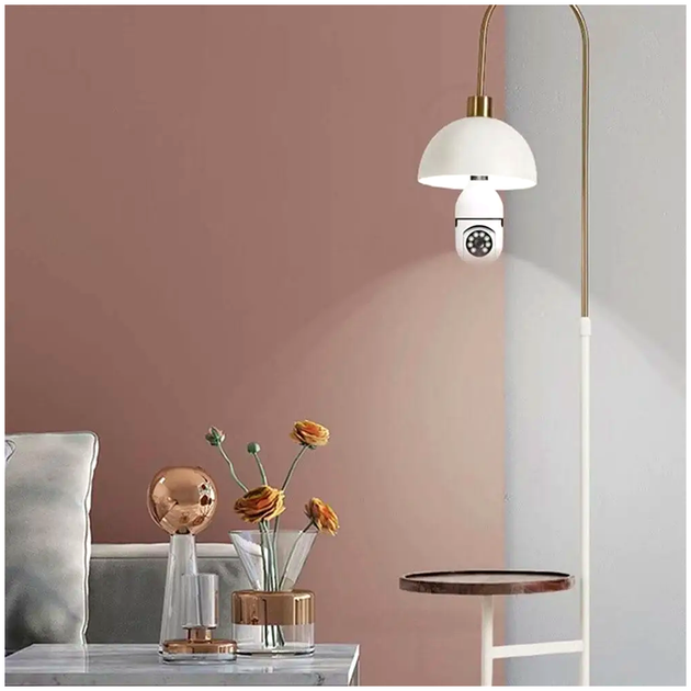 Вайфай камера 2MP с датчиком движения для дома в патрон Е27 Smart LS-385 - изображение 8