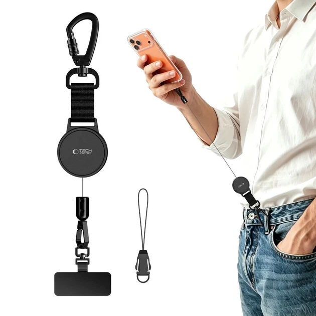 Держатель Tech-Protect Urbanloop Anti-Theft Black (5906302323418) - Фото 2 Держатель Tech-Protect Urbanloop Anti-Theft Black (5906302323418) - изображение 2