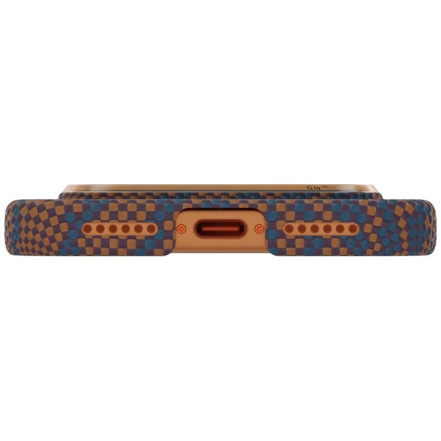 Чехол Pitaka Edge Case Breath of Veins для iPhone 17 Pro Orange (BV1701P) - Фото 6 Чехол Pitaka Edge Case Breath of Veins для iPhone 17 Pro Orange (BV1701P) - изображение 6