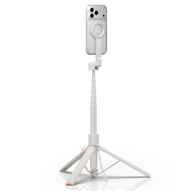 Штатив Spigen S582W Bluetooth Selfie Stick Tripod Beige (AMP11373) - Фото 3 Штатив Spigen S582W Bluetooth Selfie Stick Tripod Beige (AMP11373) - изображение 3