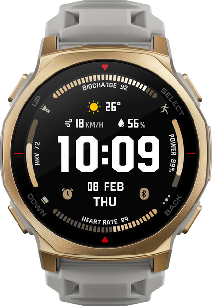 Смарт-часы Amazfit T-Rex 3 Pro Gold-Grey (W2548GL2N) - Фото 2 Смарт-часы Amazfit T-Rex 3 Pro Gold-Grey (W2548GL2N) - изображение 2