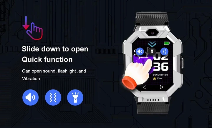 Дитячий смарт годинник Lemfo S11 з GPS трекером, 4G LTE, SIM картою, відеодзвінком, подвійною камерою, прослуховуванням, геолокацією та кнопкою SOS Рожевий - зображення 8