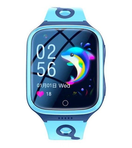 Дитячий смарт годинник Lemfo M14D з GPS, сім картою, HD камерою, прослушкою, акумулятором 1000 мАг та роботою до 7 днів Синій - зображення 2