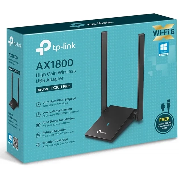 WiFi-адаптер TP-LINK Archer TX20U Plus - Фото 6 WiFi-адаптер TP-LINK Archer TX20U Plus - изображение 6
