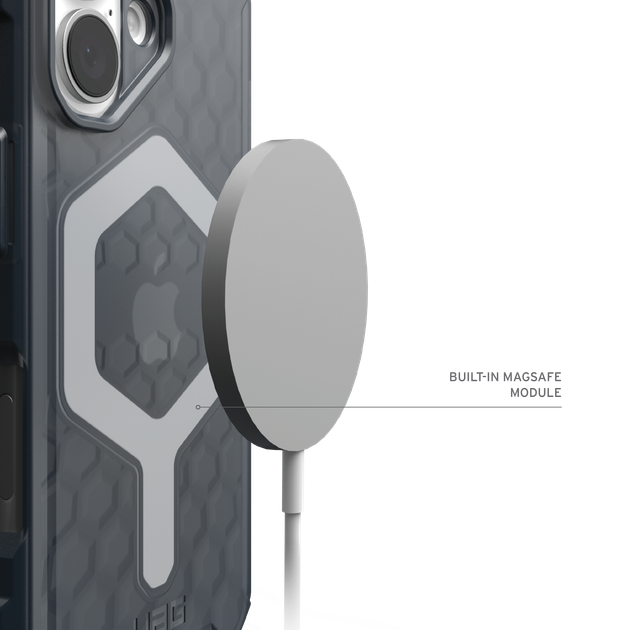 Чехол противоударный UAG Essential Armor MagSafe (Original) для Iphone 16 (6.1") Ash 114450113131 - Фото 8 Чехол противоударный UAG Essential Armor MagSafe (Original) для Iphone 16 (6.1") Ash 114450113131 - изображение 8