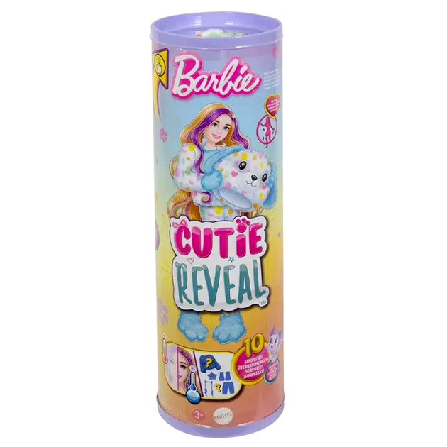 Кукла Barbie Cutie Reveal с аксессуарами для игры 10 сюрпризов цветные пушистики - изображение 6