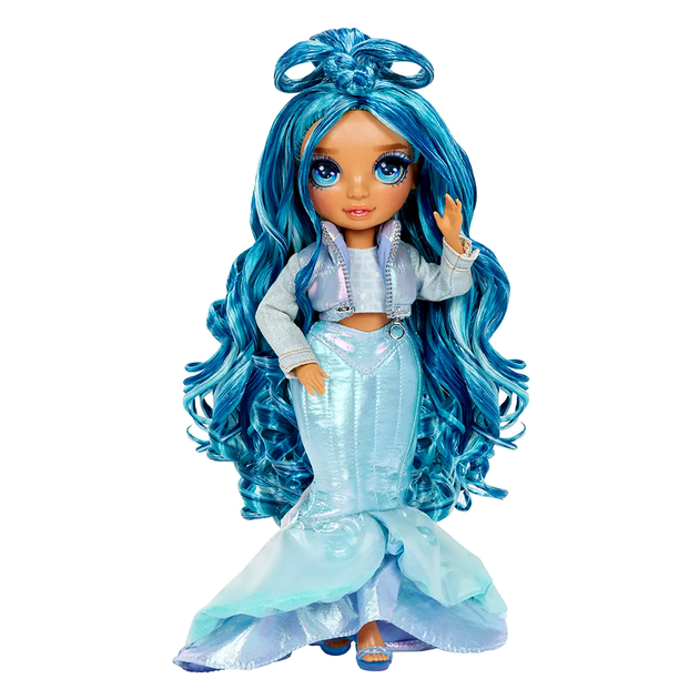 Лялька Rainbow High Winter Wonderland з аксесуарами для гри 28 см синя - зображення 3