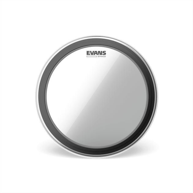Пластик для бас-барабана Evans 22" EMAD2 CLEAR Bass - Фото 1 Пластик для бас-барабана Evans 22" EMAD2 CLEAR Bass - зображення 1