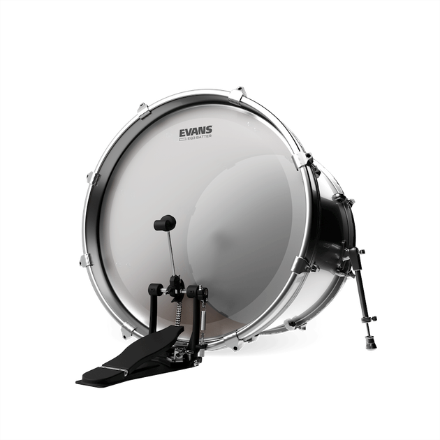 Пластик для бас-барабана Evans 22" EQ3 FROSTED Bass - зображення 2