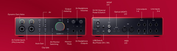 Аудіоінтерфейс FOCUSRITE Scarlett 16i16 4th Gen - зображення 3